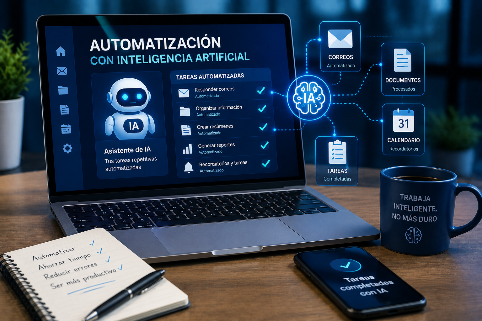 Cómo automatizar tareas repetitivas utilizando inteligencia artificial