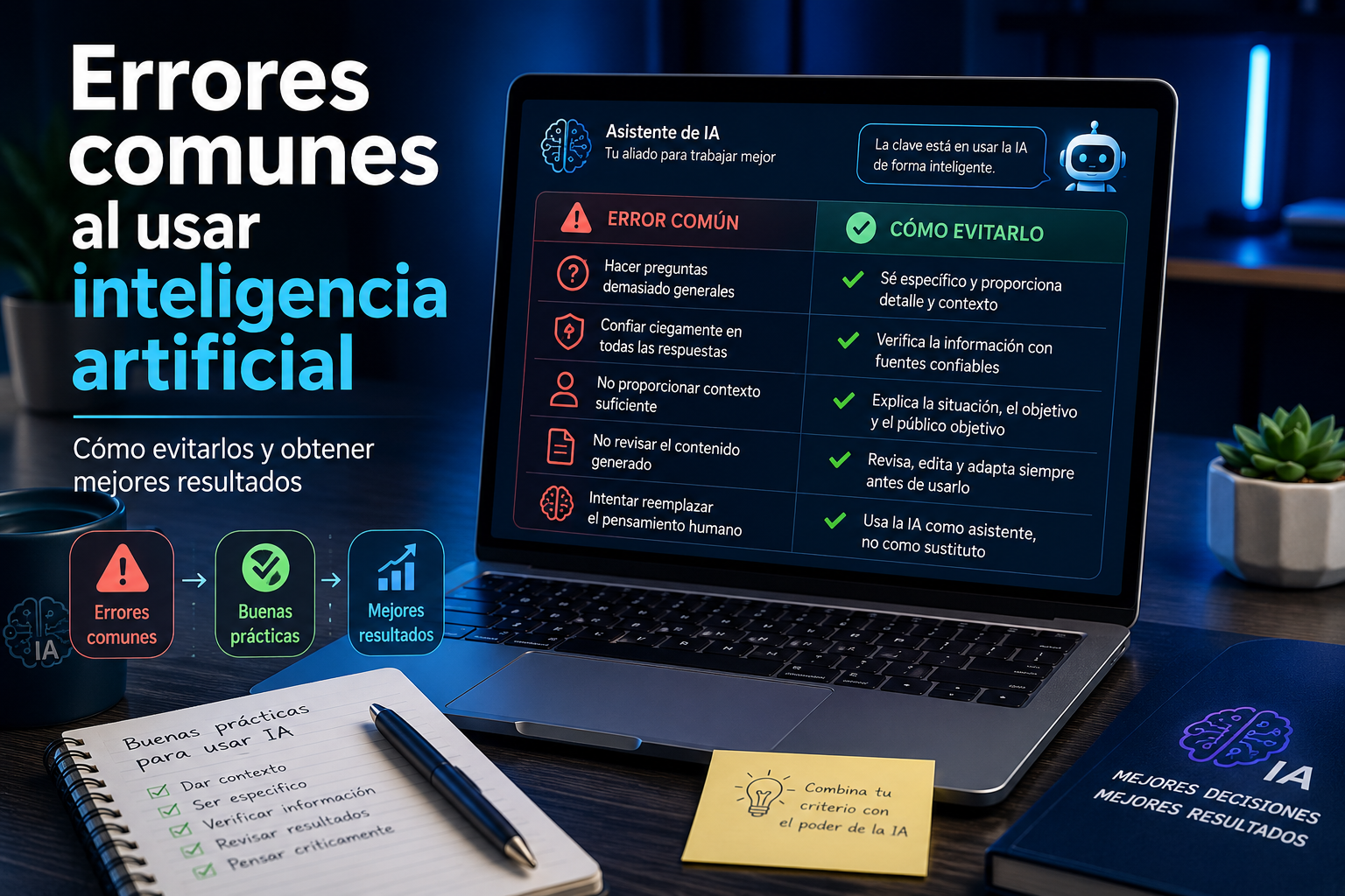 Errores comunes al usar inteligencia artificial y cómo evitarlos