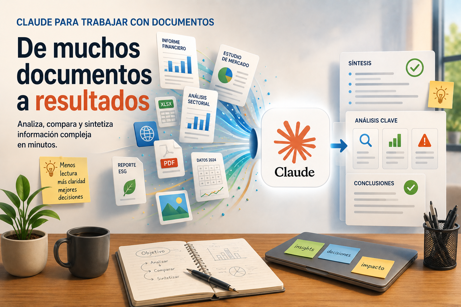 Cómo usar Claude para trabajar con tareas complejas y documentos extensos